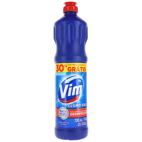 Desinfetante vim cloro gel original leve