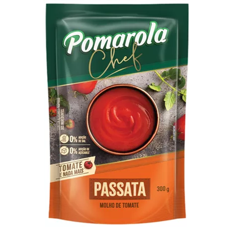 MOLHO TOMATE POMAROLA PASSATA CHEF SC 300G