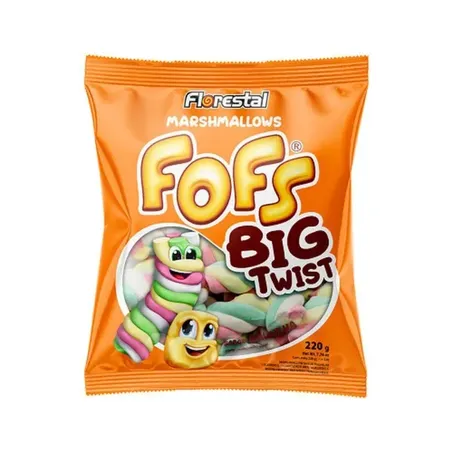 MARSHMALLOWS BIG TWIST FOFS FLORESTAL 220 G       