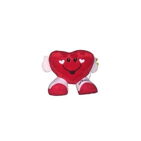 CORACAO PELUCIA 18X34CM C/MAOS FIZZY FE6964       