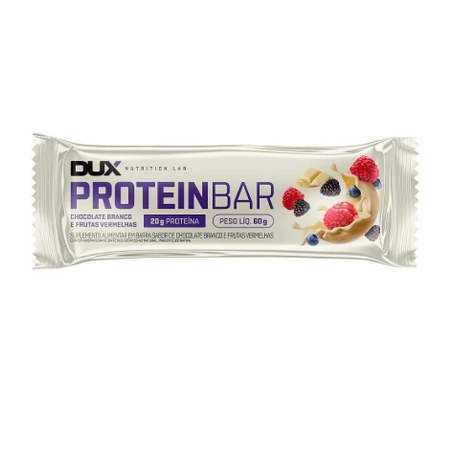 BARRA PROTEINA DUX 30G PROTEINBAR CHOC.BRANCO/FRUTAS VERM.