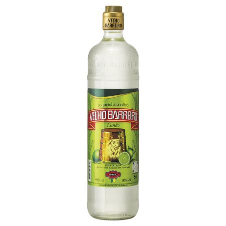 AGUARDENTE VELHO BARREIRO LIMÃO 910ML