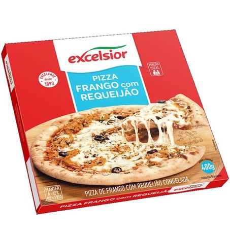 Pizza Excelsior frango com requeijão 400g