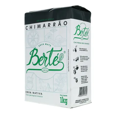 Erva mate berte s-acucar 1kg 360-22