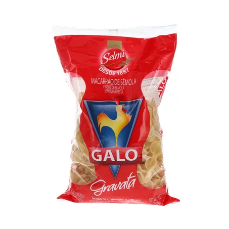 Macarrão Galo Sêmola Gravata 500g 
  360-0