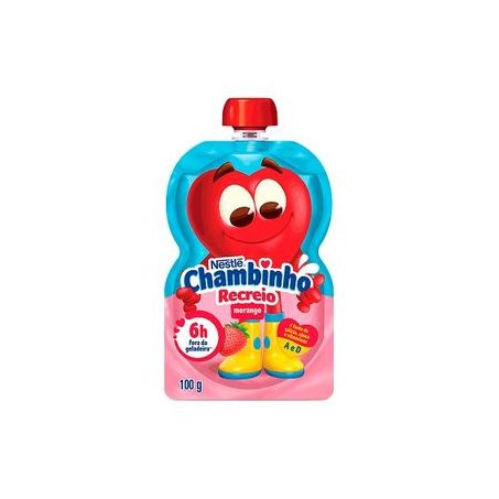 Iogurte nestle chambinho 100g morango sc