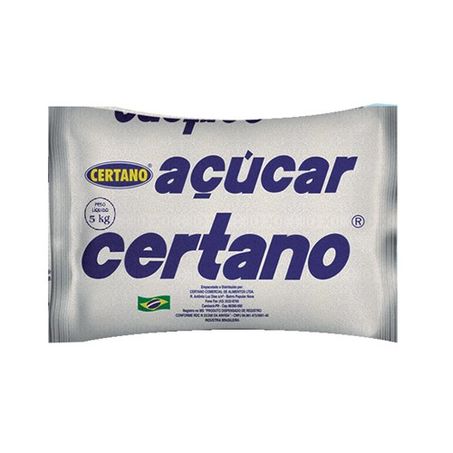 Açúcar Certano Cristal 5kg 
 