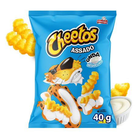Salgadinho Elma Chips Cheetos Onda Requeijão 40g