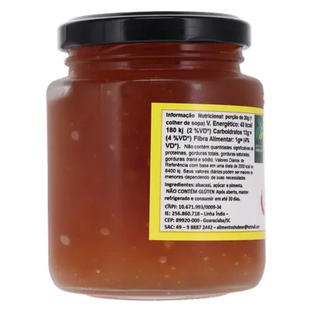 Geleia hubner abacaxi com pimenta 310g 360-26