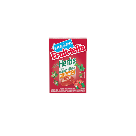 Bala fruittella herbs zero acucar cramb e ervas 25,2g