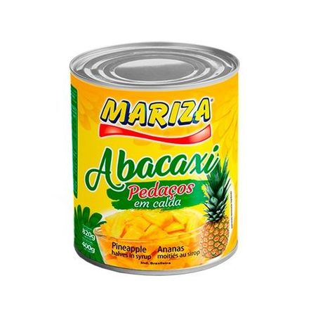 Abacaxi em Pedaços com Calda Mariza Embalagem 820G
