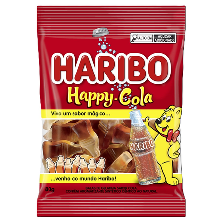 Bala Haribo Happy-Cola 80g