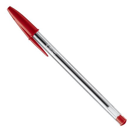 Caneta bic cristal vermelha un
