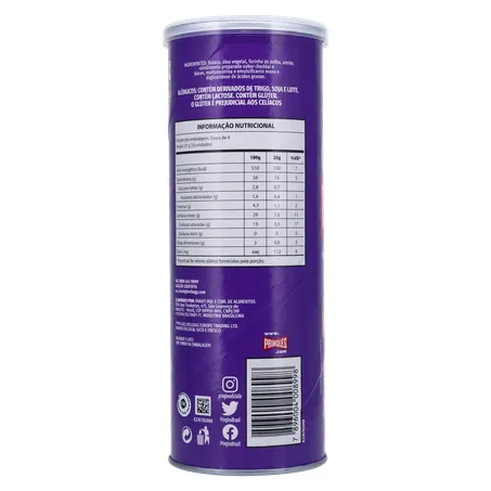 SALGADINHO PRINGLES CHEDAR BACON 105G 360-13