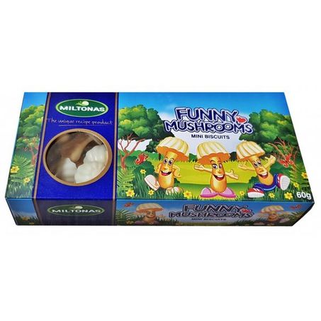 Biscoito baunilha funny mushrooms 60g
