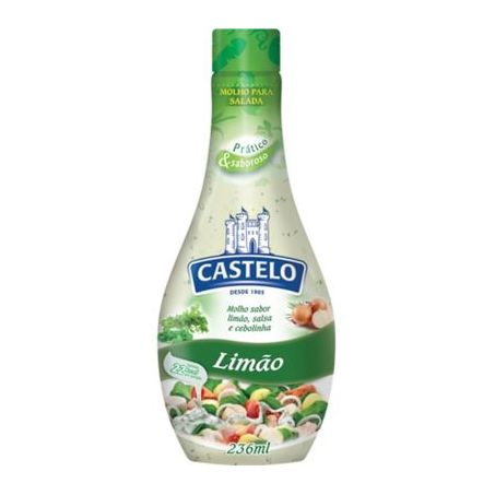 MOLHO CASTELO 236ML LIMAO CX 12.0