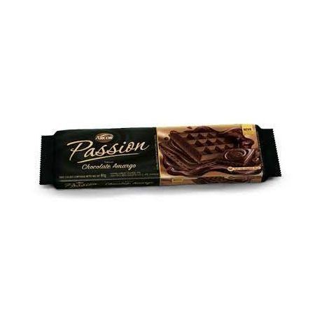 WAFER ARCOR PASSION CHOCOLATE AMARGO 80 G         