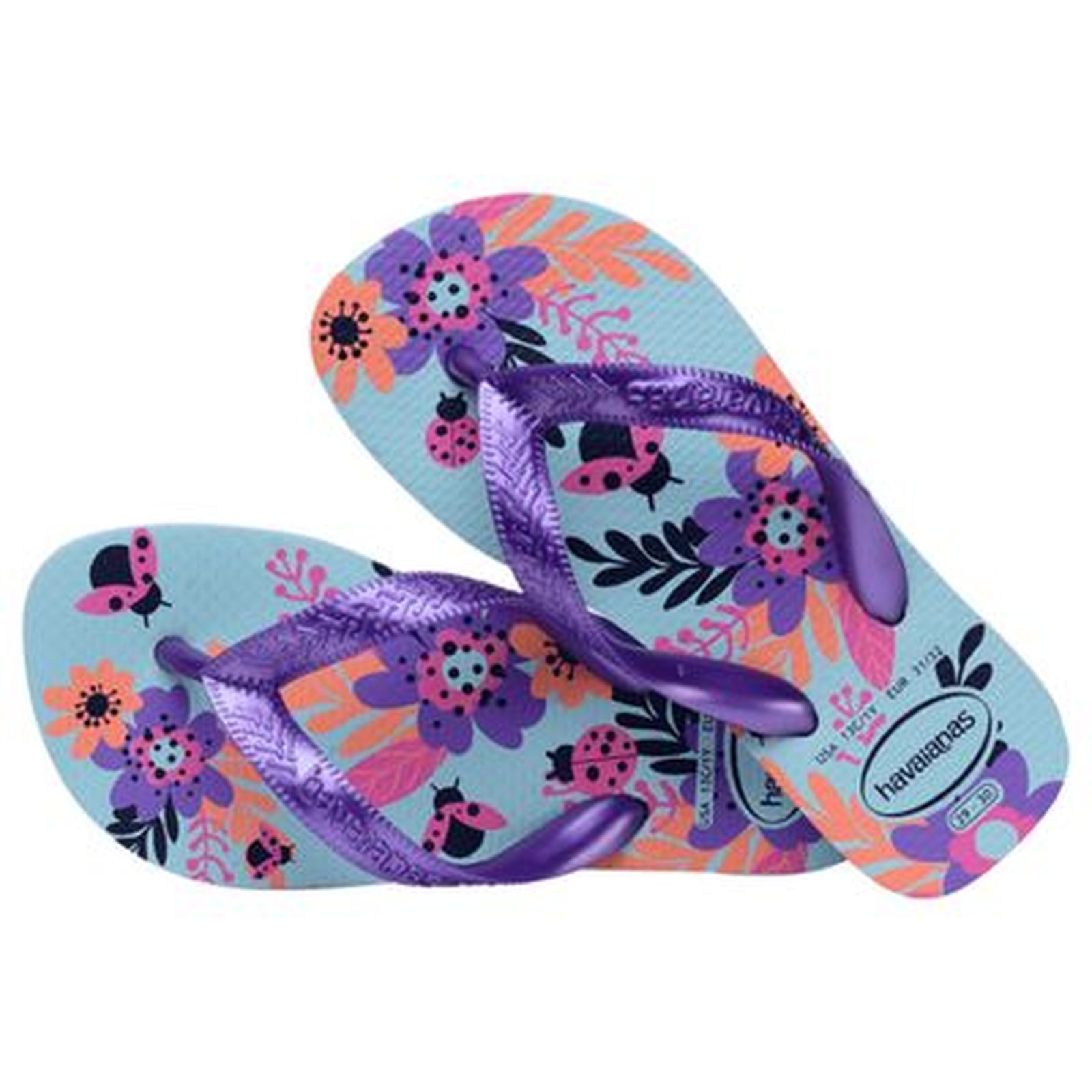 HAVAIANAS KIDS FLORES AZUL WATER 2404 27/8