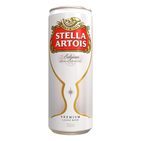 Cerveja Stella Artois 350ml Lata 
