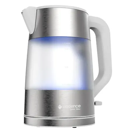 CHALEIRA ELÉTRICA CADENCE LUMINI ILUMINATTA PRATA 220V 1,7L REF.CEL306