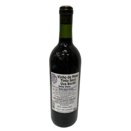 Vinho Nac Bella Vista Colonial 750ml Tinto Bordo Seco