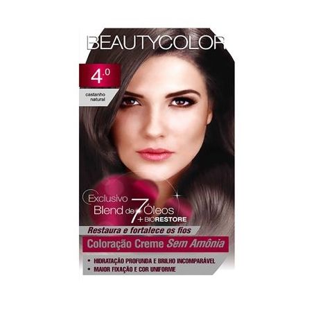 Tonalizante Beauty Color Castanho Natural 4.0 Embalagem 1UN