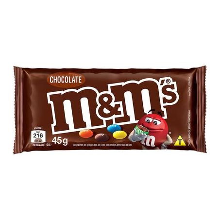 Chocolate Mem's Ao Leite Pacote 45G