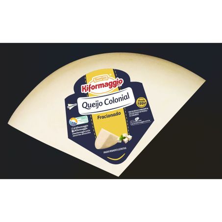 Queijo colonial kiformaggio fracionado kg