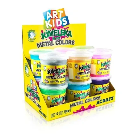 Slime kimeleka metalica sortidos 180g