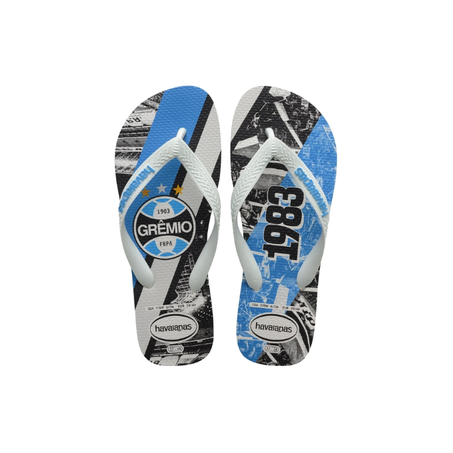 CHINELO HAVAIANAS TOP TIMES GRÊMIO BRANCO/BRANCO 39/40