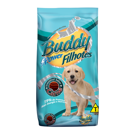 RAÇÃO PARA CÃES FILHOTES BUDDY POWER