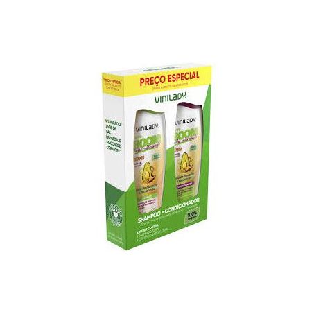 KIT VINI LADY SHAMPOO + COND 310 ML ABACATE HIDRAT