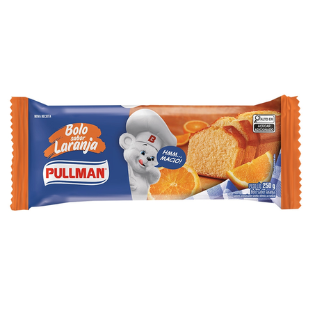 Bolo Pullman Laranja Pacote 250gr