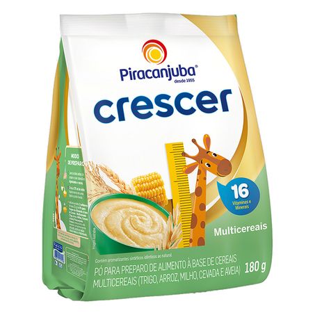 ALIMENTO À BASE DE CEREAL EM PÓ MULTICEREAIS PIRACANJUBA CRESCER