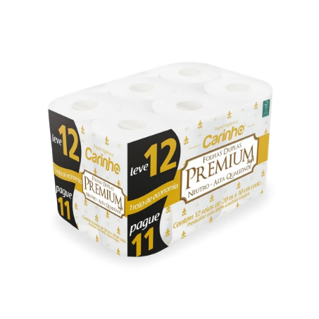 Papel hig carinho premium l12 p11 20m fd