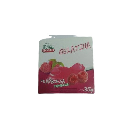 Gelatina em po bom gosto framboesa 35g