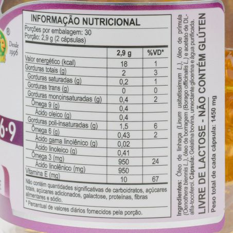 ÔMEGA MULHER 3 6 9  1000MG 60 CAPSULAS UNILIFE 360-1