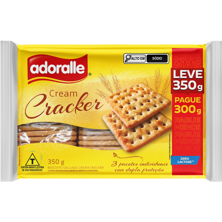 BISC CREAM CRACKER ADORALLE 350G