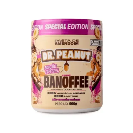 Pasta amendoim banoffe dr peanut 600g