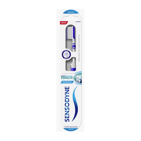 Escova Dental Sensodyne Sensibilidade  Esmalte Macia