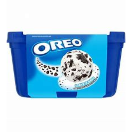 Sorvete lacta 500g pote oreo