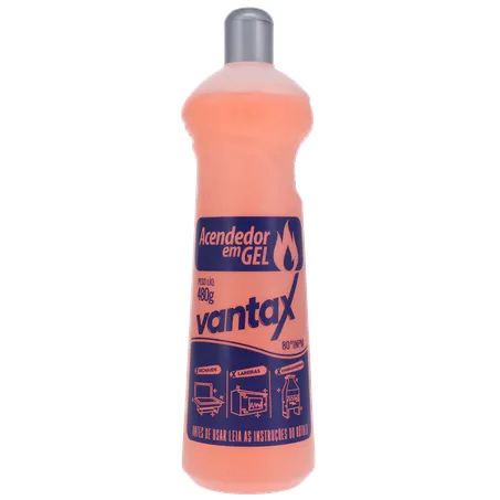 Acendedor em gel vantax 480g