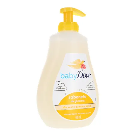 Sabonete Líquido Baby Dove Hidratação Glicerinada da Cabeça aos Pés Frasco 400ml 360-33
