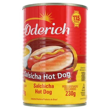 SALSICHA ODERICH HOT DOG 230G 360-2