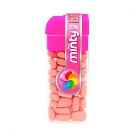 Pastilhas mini minty tuti fruti docile 14g