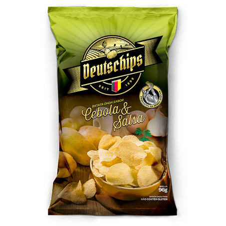 Salgadinho deutschips batata onda cebola e salsa 25g