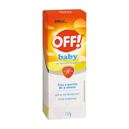 Repelente em gel off baby 117g