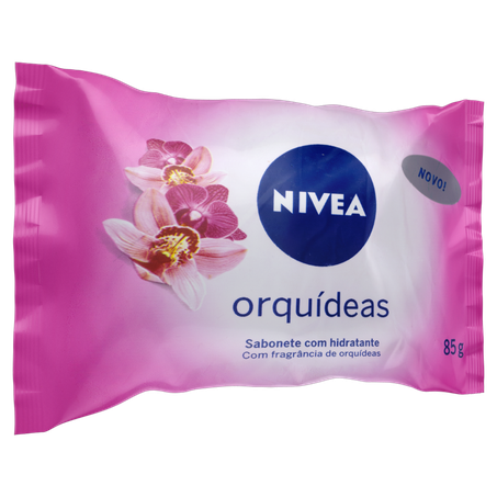Sabonete Barra Hidratante Orquídeas Nivea Flow Pack 85g 360-4