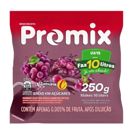 Refresco Promix Uva Pacote 250G 