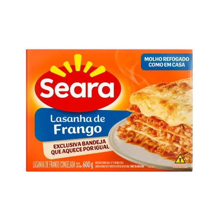 LASANHA SEARA FRANGO 600G